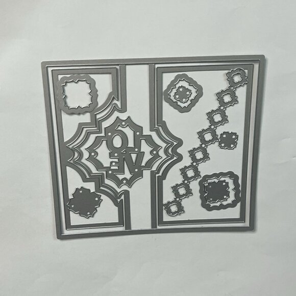 SIZZIX Card Fancy Frame Flip-its Cutting Die 657588 Stephanie Barnard Design - Picture 5 of 9